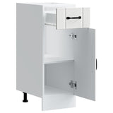 Kitchen Base Cabinet Lucca White Engineered Wood - 45-Degree Angle