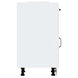 Kitchen Base Cabinet "Lucca" High Gloss White Engineered Wood