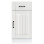 Kitchen Base Cabinet Lucca White Engineered Wood