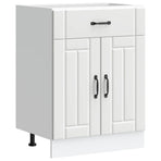 Kitchen Base Cabinet Lucca White Engineered Wood