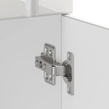 Kitchen Base Cabinet "Lucca" High Gloss White Engineered Wood