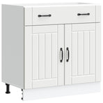 Kitchen Base Cabinet Lucca White Engineered Wood