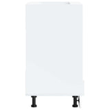 Oven Cabinet Lucca White Engineered Wood