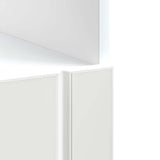 Oven Cabinet Lucca White Engineered Wood