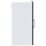 Kitchen Wall Cabinet with Glass Door "Lucca" Black