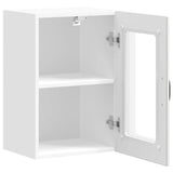 Kitchen Wall Cabinet with Glass Door "Lucca" High Gloss White