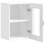 Kitchen Wall Cabinet with Glass Door "Lucca" High Gloss White