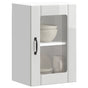 Kitchen Wall Cabinet with Glass Door "Lucca" High Gloss White