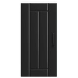 Kitchen Wall Cabinet "Lucca" Black Engineered Wood