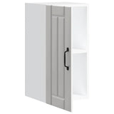 Kitchen Wall Cabinet "Lucca" High Gloss White Engineered Wood