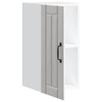 Kitchen Wall Cabinet "Lucca" High Gloss White Engineered Wood