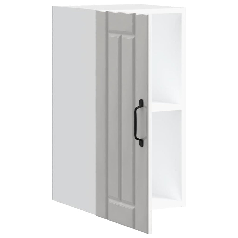 Kitchen Wall Cabinet "Lucca" High Gloss White Engineered Wood