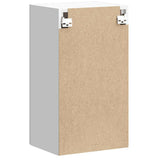 Kitchen Wall Cabinet "Lucca" High Gloss White Engineered Wood