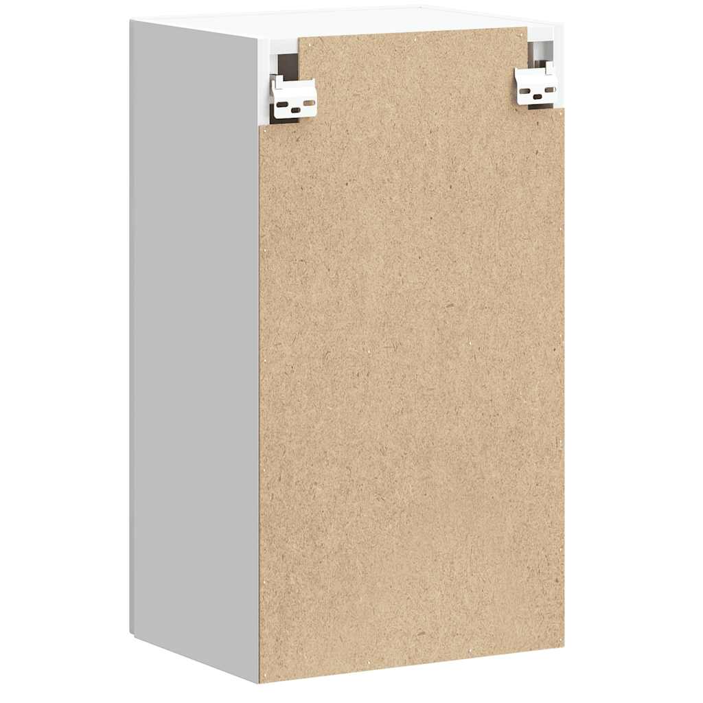 Kitchen Wall Cabinet "Lucca" High Gloss White Engineered Wood