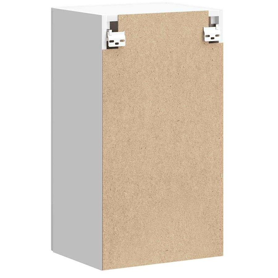 Kitchen Wall Cabinet "Lucca" High Gloss White Engineered Wood
