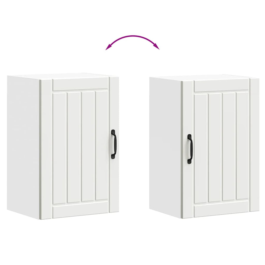 Kitchen Wall Cabinet Lucca White Engineered Wood