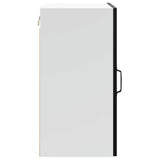 Kitchen Wall Cabinet "Lucca" Black Engineered Wood