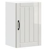Kitchen Wall Cabinet "Lucca" High Gloss White Engineered Wood