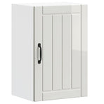 Kitchen Wall Cabinet "Lucca" High Gloss White Engineered Wood