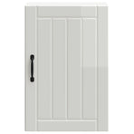 Kitchen Wall Cabinet "Lucca" High Gloss White Engineered Wood