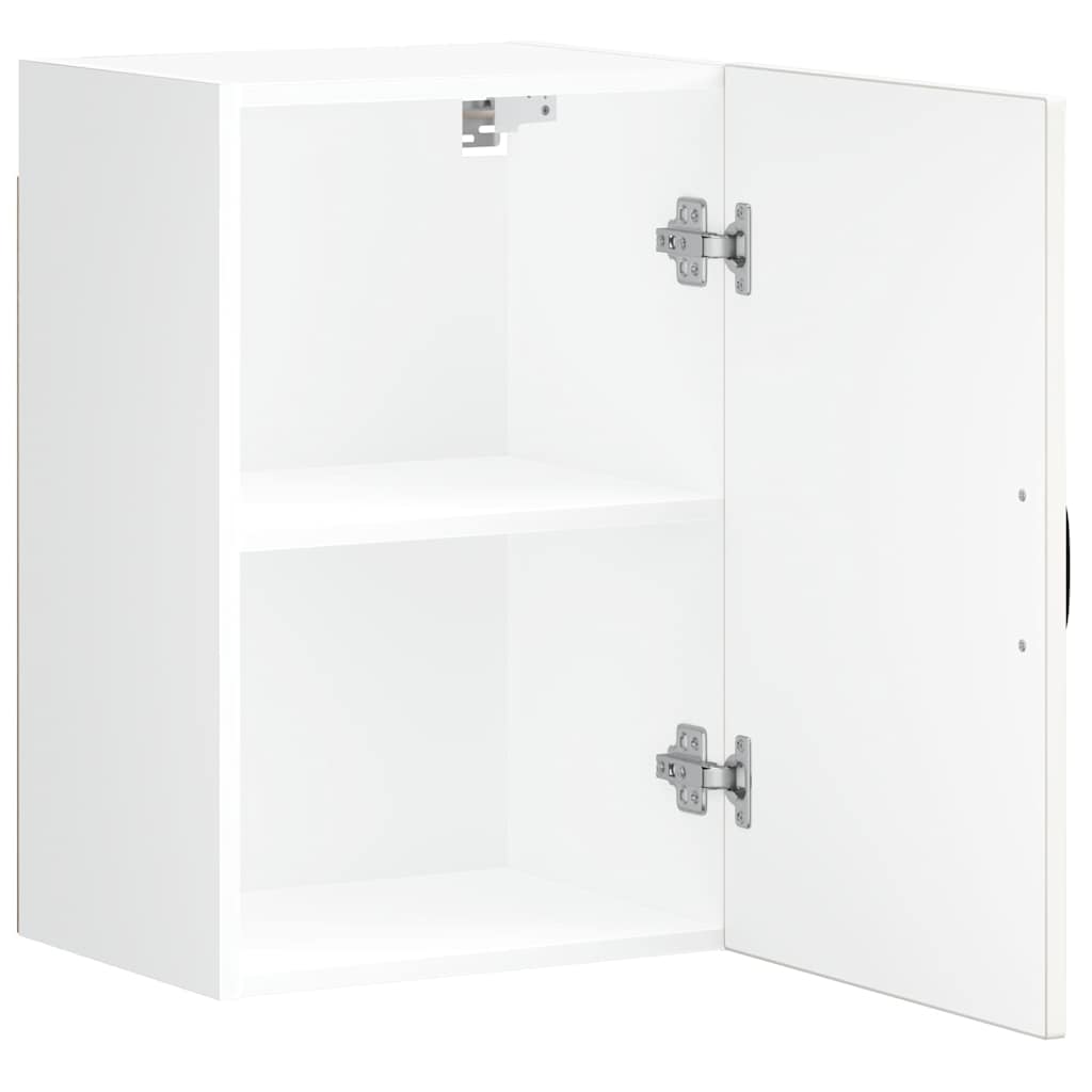 Kitchen Wall Cabinet "Lucca" High Gloss White Engineered Wood