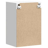 Kitchen Wall Cabinet "Lucca" High Gloss White Engineered Wood