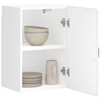 Kitchen Wall Cabinet "Lucca" High Gloss White Engineered Wood