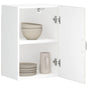 Kitchen Wall Cabinet "Lucca" High Gloss White Engineered Wood