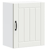 Kitchen Wall Cabinet Lucca White Engineered Wood - Front View