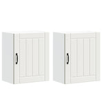 Kitchen Wall Cabinets 2 pcs "Lucca" White Engineered Wood