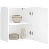 Kitchen Wall Cabinets 2 pcs "Lucca" White Engineered Wood