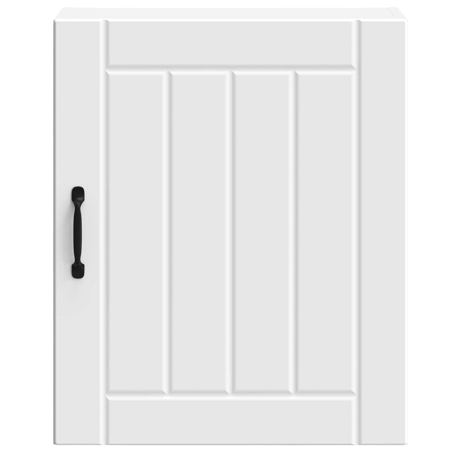 Kitchen Wall Cabinets 2 pcs "Lucca" White Engineered Wood