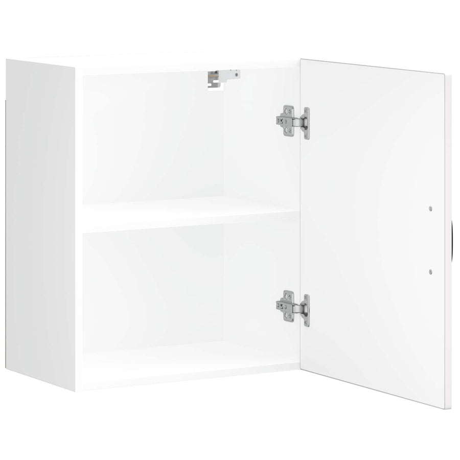 Kitchen Wall Cabinets 2 pcs "Lucca" White Engineered Wood