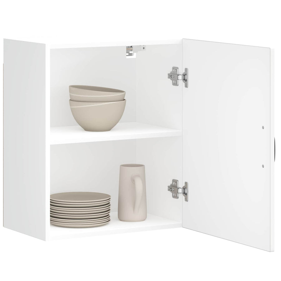 Kitchen Wall Cabinets 2 pcs "Lucca" White Engineered Wood