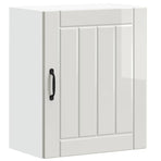 Kitchen Wall Cabinet "Lucca" High Gloss White Engineered Wood