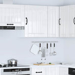 Kitchen Wall Cabinet "Lucca" High Gloss White Engineered Wood