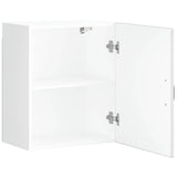 Kitchen Wall Cabinet "Lucca" High Gloss White Engineered Wood