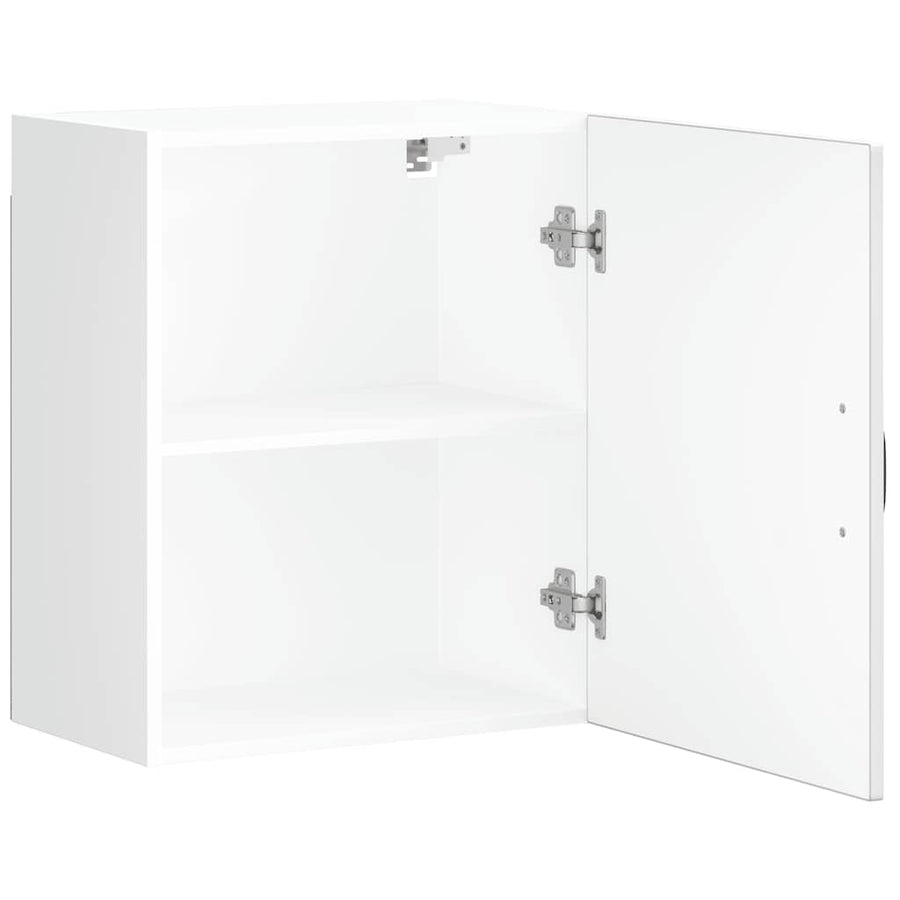 Kitchen Wall Cabinet "Lucca" High Gloss White Engineered Wood