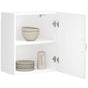 Kitchen Wall Cabinet "Lucca" High Gloss White Engineered Wood