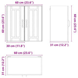 Kitchen Wall Cabinet Lucca White Engineered Wood - Extra Image