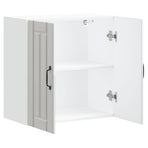 Kitchen Wall Cabinet "Lucca" High Gloss White Engineered Wood