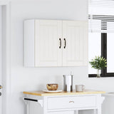 Kitchen Wall Cabinet Lucca White Engineered Wood - Front View