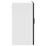 Kitchen Wall Cabinet "Lucca" Black Engineered Wood