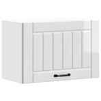 Kitchen Wall Cabinet "Lucca" High Gloss White Engineered Wood