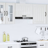 Kitchen Wall Cabinet "Lucca" High Gloss White Engineered Wood