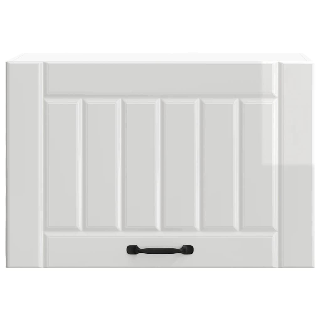 Kitchen Wall Cabinet "Lucca" High Gloss White Engineered Wood