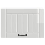 Kitchen Wall Cabinet "Lucca" High Gloss White Engineered Wood
