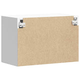 Kitchen Wall Cabinet "Lucca" High Gloss White Engineered Wood