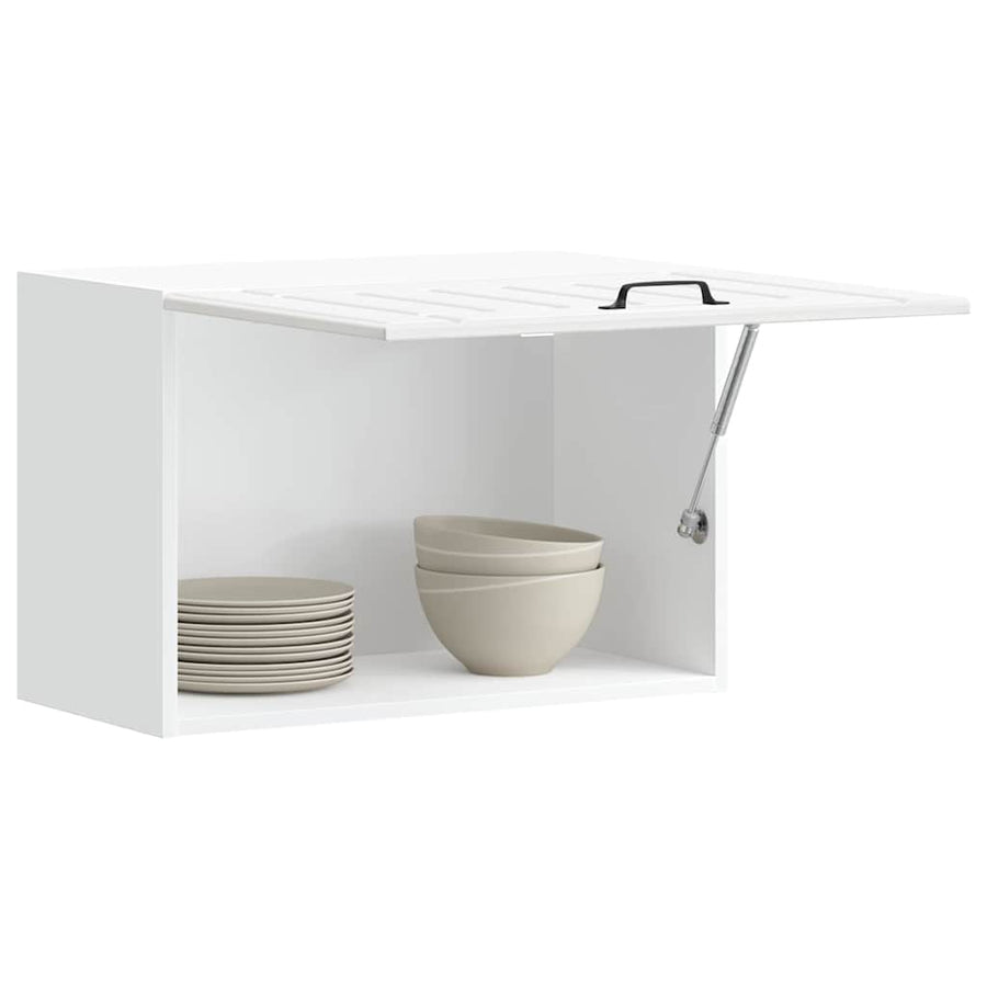 Kitchen Wall Cabinet "Lucca" High Gloss White Engineered Wood