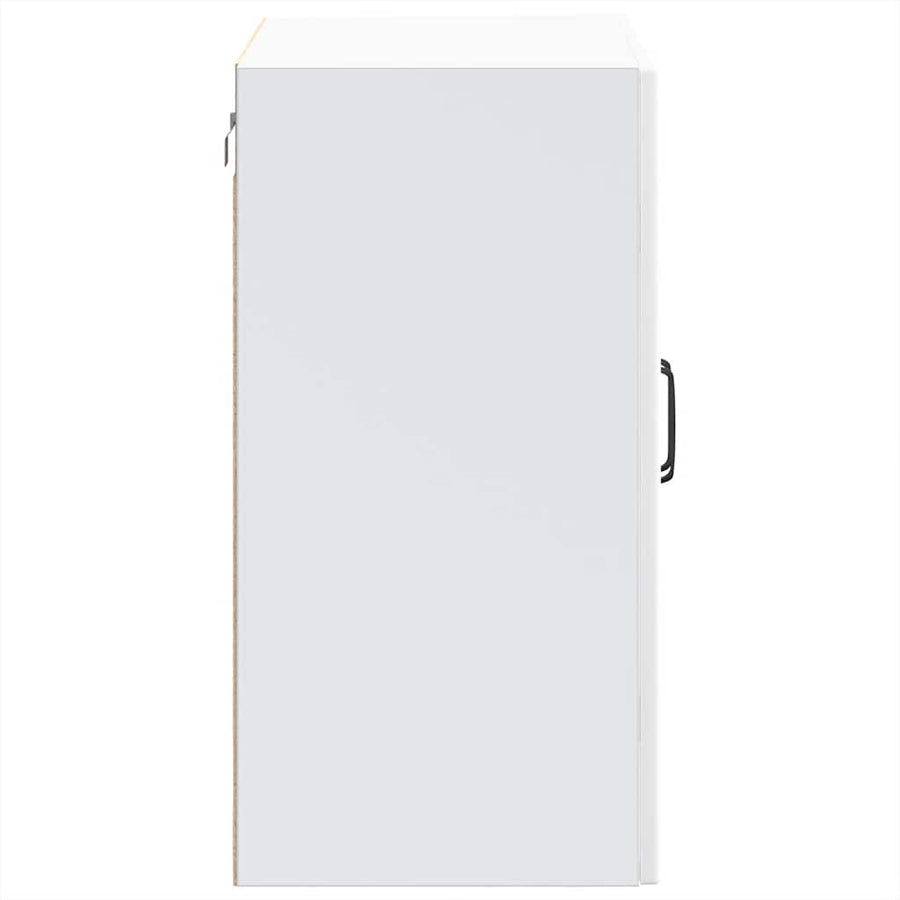 Kitchen Wall Cabinet with Glass Door "Lucca" White